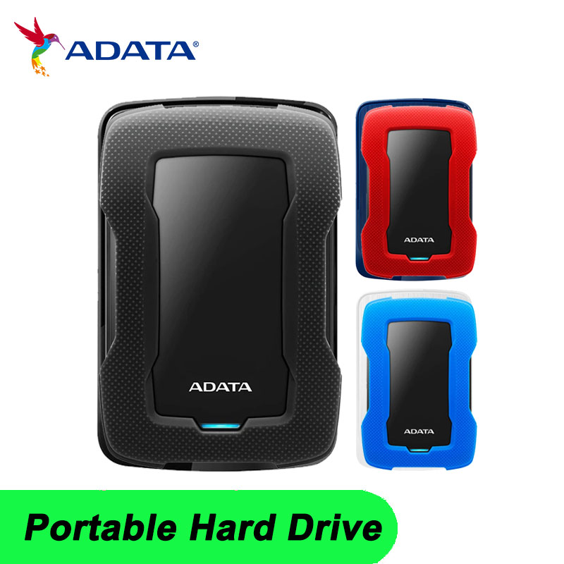 ADATA HD330 USB 3.2 모바일 하드 드라이브 방수 방진 및 Shockproof 야외 사진 여행 3.0 1 테라바이트 2 테라바이트 4 테라바이트 5 테라바이트 HDD